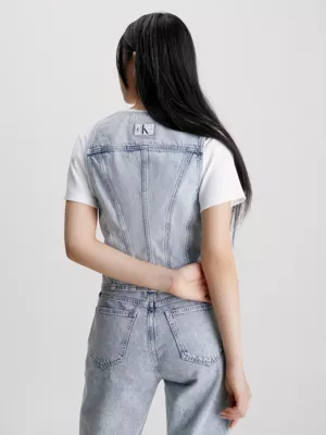 Calvin Klein Gilet Corset En Denim â Image 2