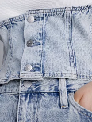 Calvin Klein Gilet Corset En Denim â Image 3