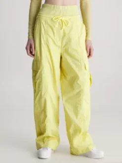 Calvin Klein Pantalon Cargo Jambe Large Doux