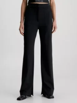 Calvin Klein Pantalon Straight En Jersey Milano