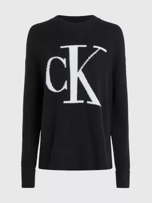 Calvin Klein Pull Relaxed En Coton Bio Avec Logo â Image 5