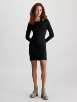 Calvin Klein Robe Double épaisseur En Jersey Milano