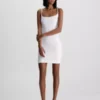 Calvin Klein Mini-robe Slim En Tissu éponge