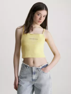 Calvin Klein Débardeur Slim En Tissu éponge