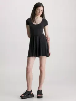 Calvin Klein Combinaison Courte En Jersey Ajouré