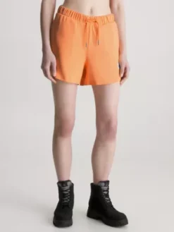 Calvin Klein Short Relaxed En Jersey Côtelé