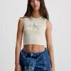 Calvin Klein Débardeur Court Avec Monogramme