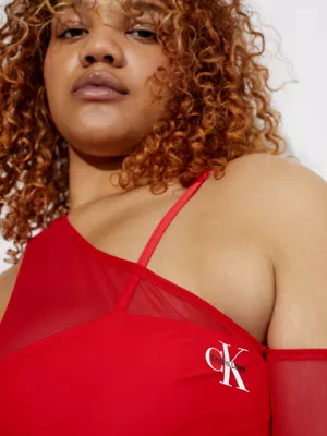 Calvin Klein Robe Ajourée En Maille Superposée - Pride – Image 4