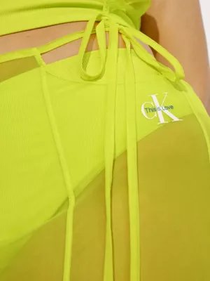 Calvin Klein Pantalon En Maille Superposée Avec Ceinture à Nouer - Pride – Image 4