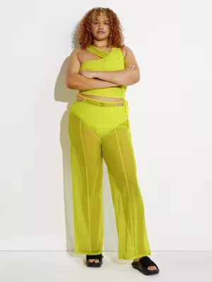 Calvin Klein Pantalon En Maille Superposée Avec Ceinture à Nouer - Pride – Image 5