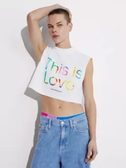 Calvin Klein Débardeur Relaxed Avec Logo - Pride