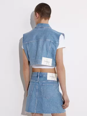 Calvin Klein Veste Courte En Jean - Pride â Image 3