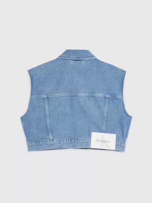 Calvin Klein Veste Courte En Jean - Pride â Image 8