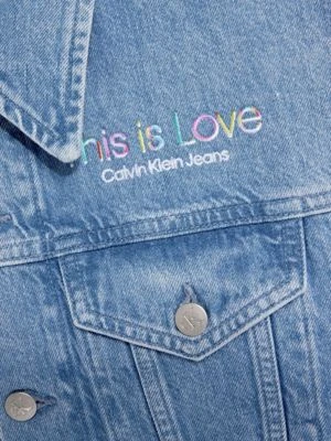 Calvin Klein Veste Courte En Jean - Pride â Image 9