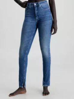 Calvin Klein Jean Super Skinny Taille Haute Longueur Cheville
