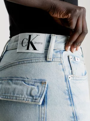 Calvin Klein Jean Cargo Bootcut à Base Fendue – Image 3
