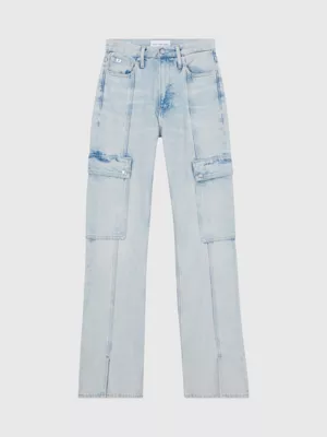 Calvin Klein Jean Cargo Bootcut à Base Fendue – Image 5
