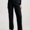 Calvin Klein Pantalon Relaxed Taille Haute Avec Ceinture