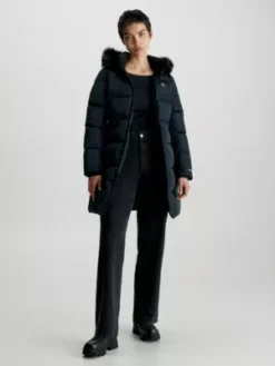 Calvin Klein Doudoune Ajustée à Capuche