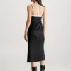 Calvin Klein Robe Nuisette Longueur Midi En Satin
