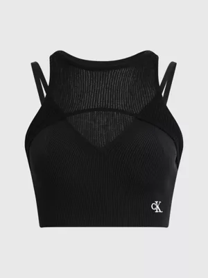 Calvin Klein Débardeur En Maille Double épaisseur – Image 6