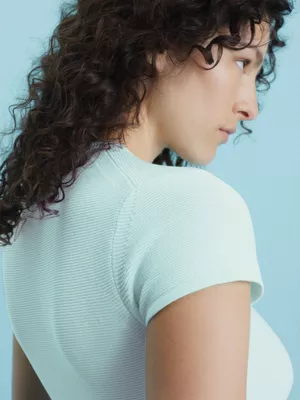 Calvin Klein Haut Ă Manches Courtes En Tricot â Image 4