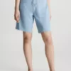 Calvin Klein Short Relaxed En Denim Taille Haute