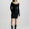 Calvin Klein Mini-robe Moulante Avec Bretelle