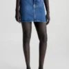 Calvin Klein Mini-jupe En Jean Taille Haute