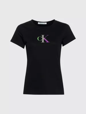 Calvin Klein T-shirt Slim Dégradé De Couleurs Avec Logo – Image 6