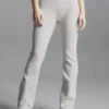Calvin Klein Pantalon évasé En Maille Côtelée Métallisée