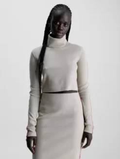 Calvin Klein Haut Court Avec Logo Tape