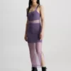 Calvin Klein Robe-débardeur Longue En Maille Transparente