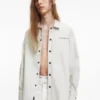 Calvin Klein Chemise Oversize Avec Logo Dans Le Dos