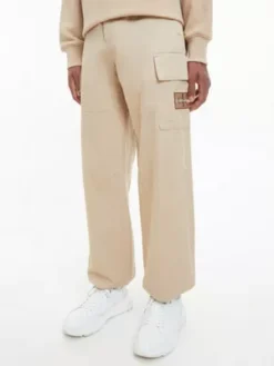 Calvin Klein Pantalon Cargo Jambes Larges