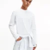 Calvin Klein T-shirt à Manches Longues Avec Logo Dans Le Dos