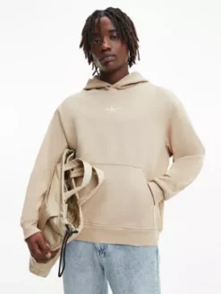 Calvin Klein Sweat-shirt à Capuche Surdimensionné Avec Logo Dans Le Dos