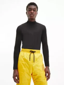 Calvin Klein T-shirt Slim élastique à Manches Longues