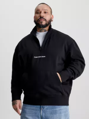 Calvin Klein Sweat-shirt Relaxed Avec Col ZippĂ© â Image 2