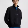 Calvin Klein Sweat-shirt Relaxed Avec Col Zippé