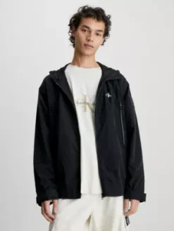 Calvin Klein Coupe-vent à Capuche En Nylon Recyclé