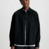 Calvin Klein Chemise Veste Oversize En Coton Indéchirable