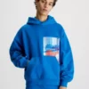 Calvin Klein Sweat-shirt à Capuche Oversize Brodé