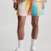Calvin Klein Short Multicolore En Nylon Recyclé