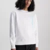Calvin Klein Sweat-shirt En Molleton De Coton Avec Logo