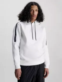 Calvin Klein Sweat-shirt à Capuche Recyclé Avec Logo Tape