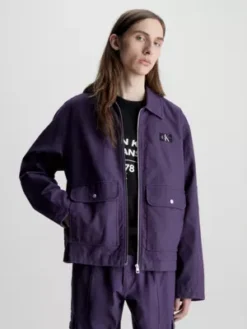 Calvin Klein Veste Zippée En Toile De Coton