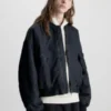 Calvin Klein Blouson Bomber Surdimensionné Et Matelassé