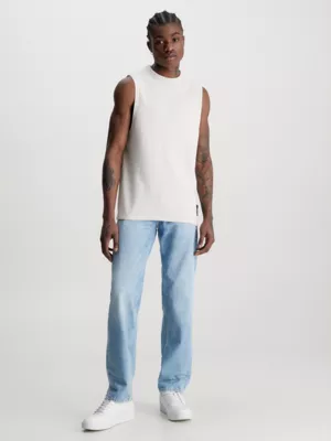 Calvin Klein Débardeur Slim Gaufré – Image 4