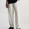 Calvin Klein Pantalon Droit En Nylon Technique